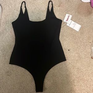 black bodysuit